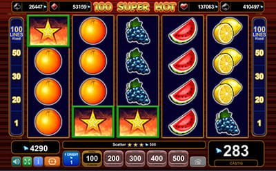 Simbolul Scatter este steaua de aur