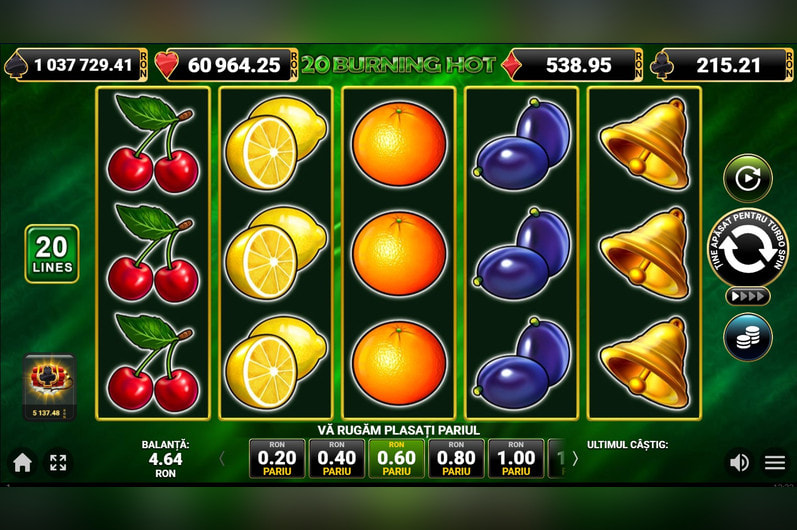 20 Burning Hot la Mr Bit Casino