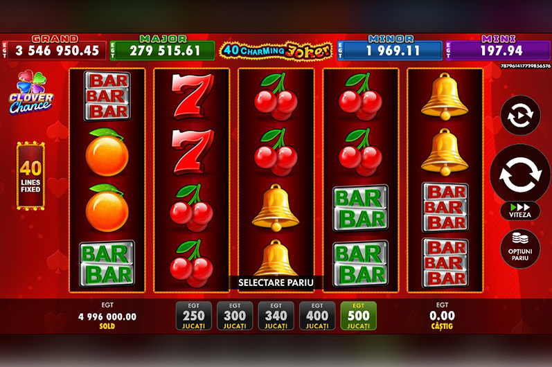 40 Charming Joker la Win2 Casino