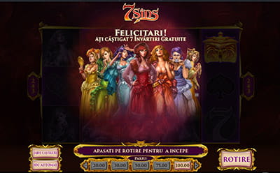 Rotiri gratuite la jocul bonus