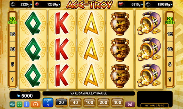 Age of Troy Slot de la Amusnet