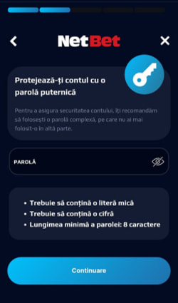 Cum să faci un cont la NetBet - Pasul 2