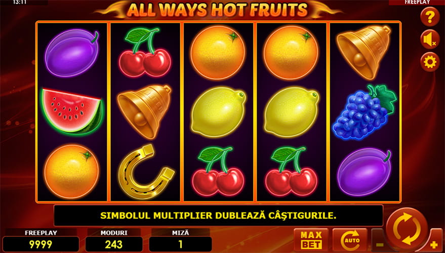 Slotul All Ways Hot Fruits de la Amatic