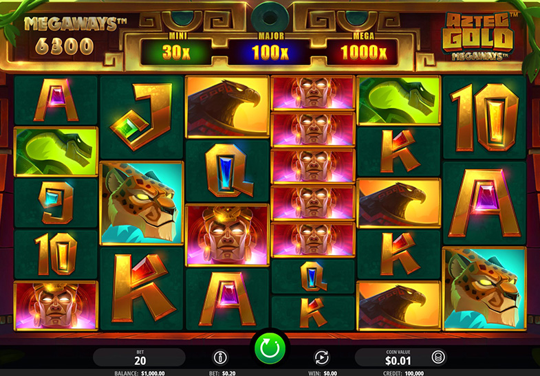 Aztec Gold Megaways slot demo