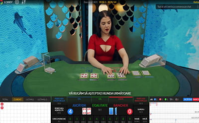 Baccarat live la Casino cu miza mica