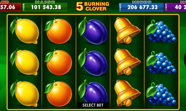 Slotul Betano 5 Burning Clover Clover Chance, unde se joacă rotirile din pachetul de bun venit