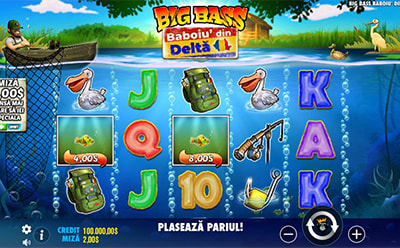 Slotul Big Bass Baboiu` din Deltă de la Powerbet.