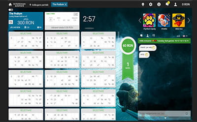 Camera The Podium Bingo cu 90 de bile