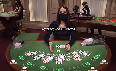 Blackjack Live la Magicjackpot Casino