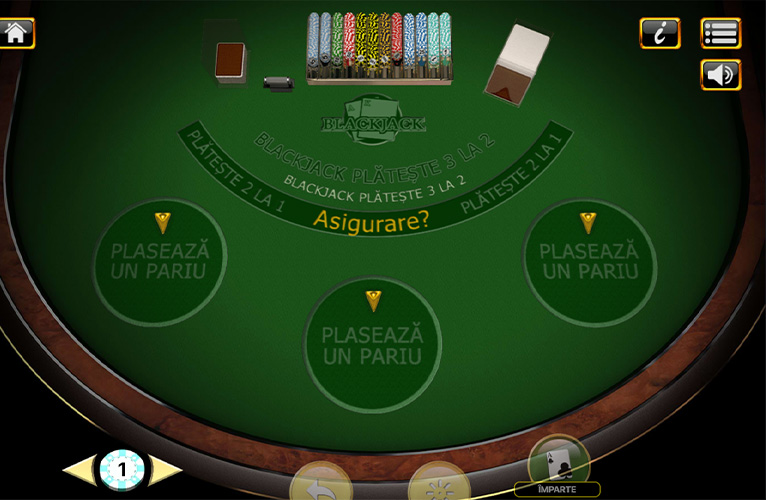 Blackjack 3 Hand cu mize mici