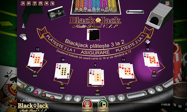 to exile Thank maybe Blackjack Multi Hand VIP ▷ pana la 5 maini impotriva dealerului