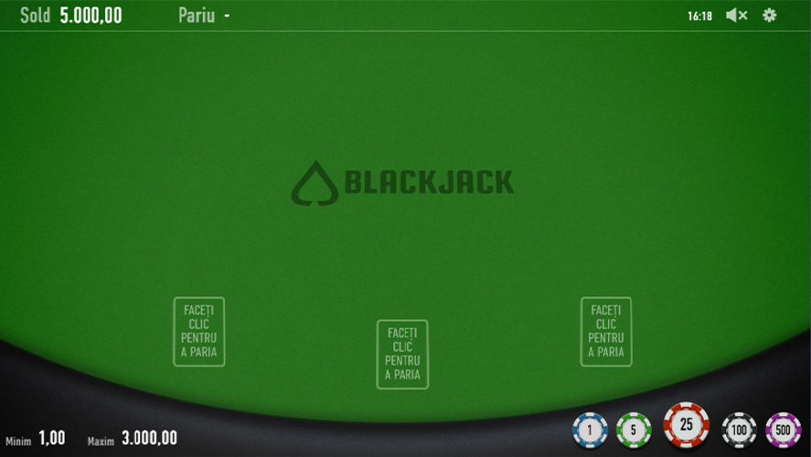 Blackjack cu mize mici de la Relax Gaming