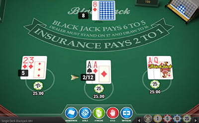 Blackjack Single Deck – joc cu un pachet de cărți
