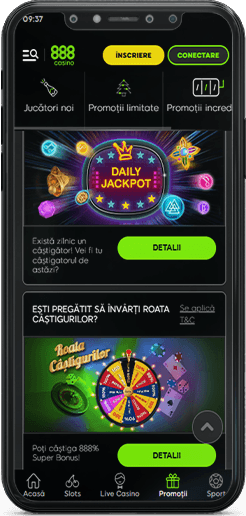 Bonus activ în aplicația 888casino