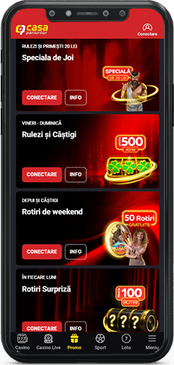 Bonus activ în aplicația Casa Casino
