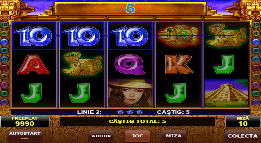 Slotul Book of Aztec de la Amatic