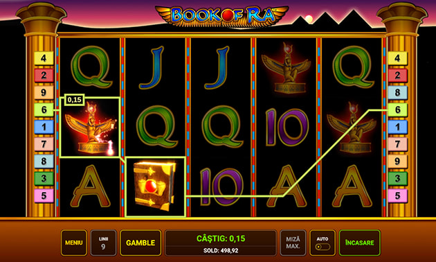 Book of Ra demo - unul din top jocuri păcănele online