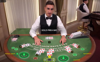 Bucharest Blackjack Live la Sportingbet casino