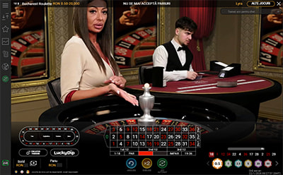 Bucharest Roulette de la Playtech la Fortuna Casino