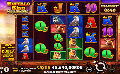 Buffalo King Megaways pe mobile