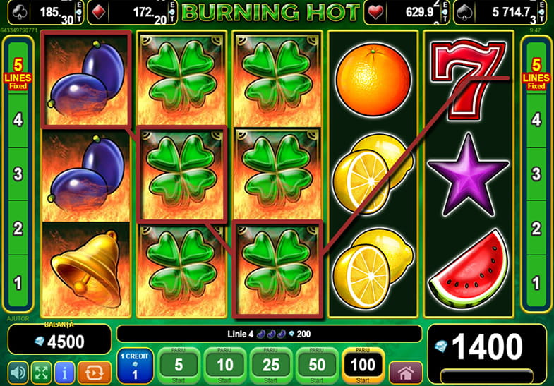 Free Demo Burning Hot Slot Online