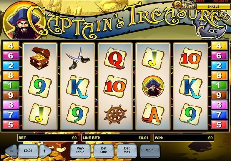 Captains’s Treasure RTP Slot