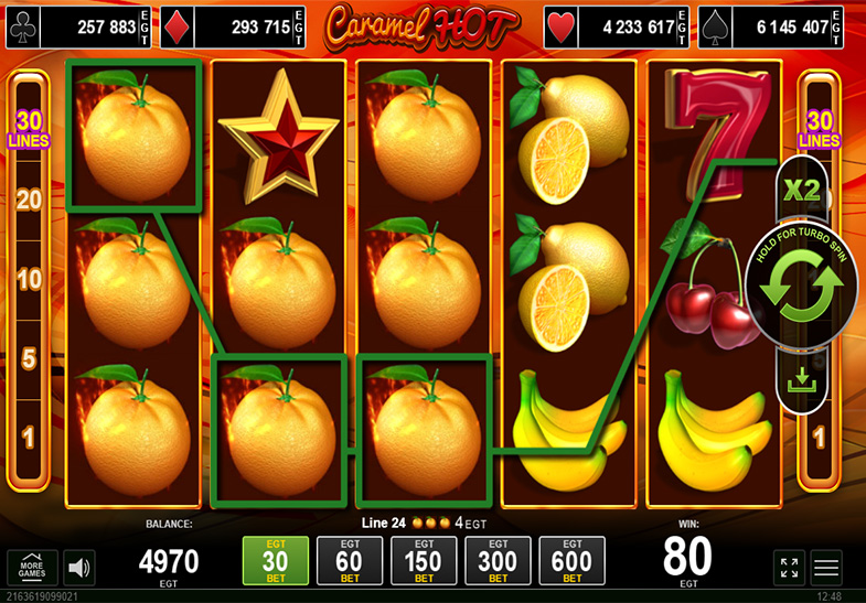 Caramel Hot slot online