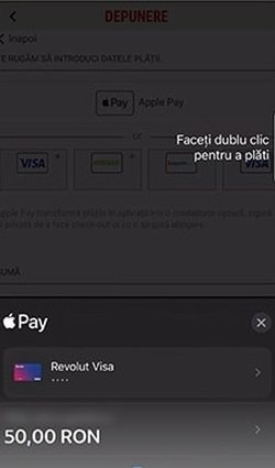 Autorizează plata din Apple Pay