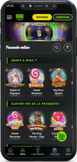 Categoria de sloturi la 888casino pe mobil