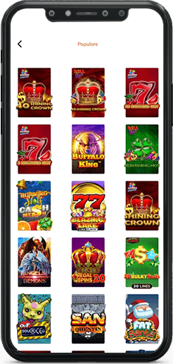 Categoria Populare în aplicația Luck Casino