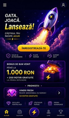 Interfață cazinou nou pe mobil