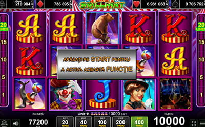 Circus Brilliant Slot Funcția Specială