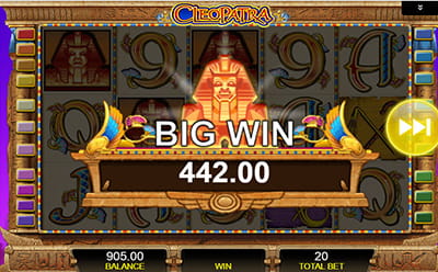 Câștig mare la Cleopatra slot