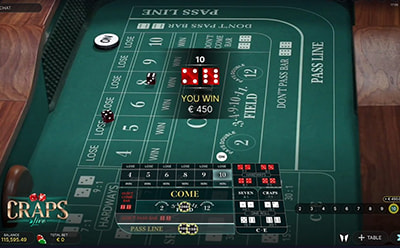 Craps Live Evolution