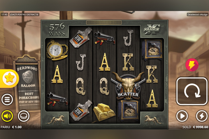 Deadwood xNudge slot demo