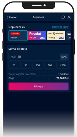 Portofele electronice cu limite diferite la depunere, la Mr Bit Casino.