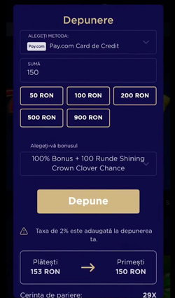 Depunere la un cazinou online pentru obținerea rotirilor gratuite