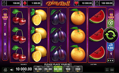 Dice and Roll slot pe mobil