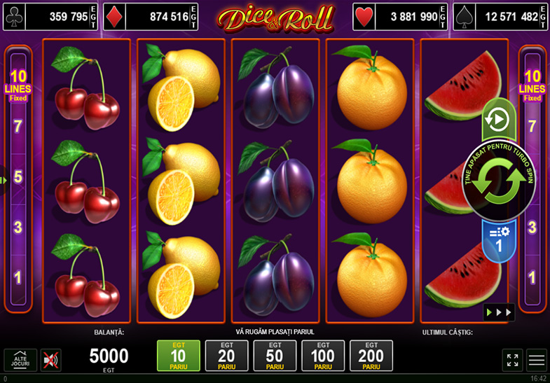 Dice and Roll slot online