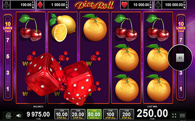 Dice and Roll slot wild