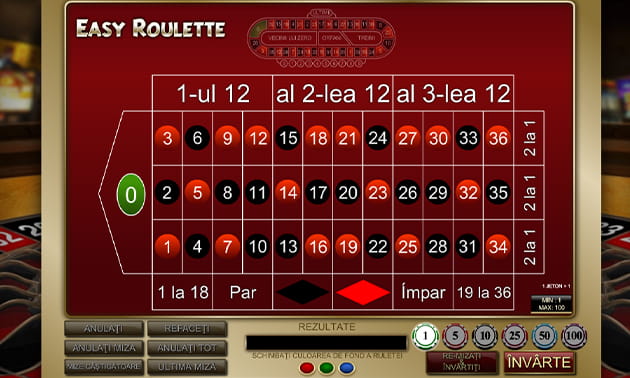 Easy Roulette - varianta clasică online