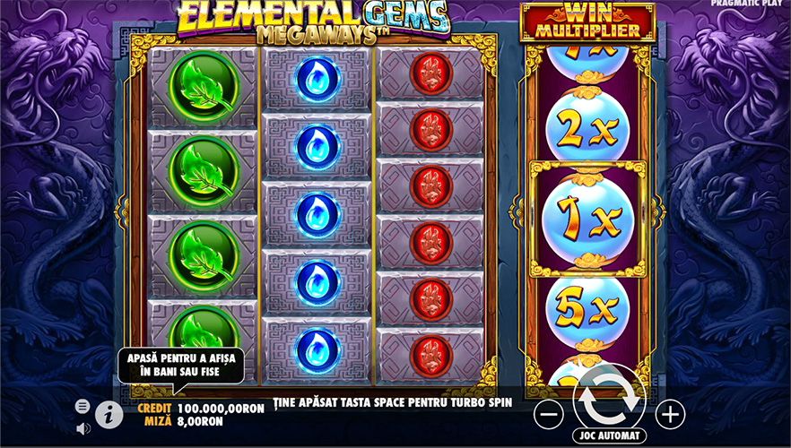 Elemental Gems Megaways slot