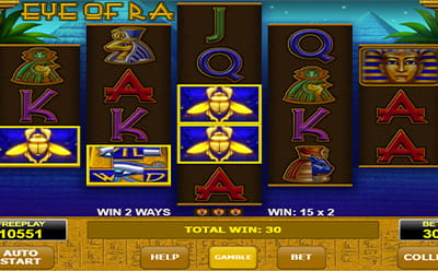 Eye of Ra Slot bonus Joc