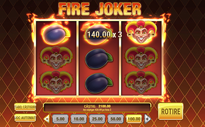 Fire Joker pe mobil