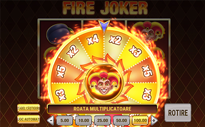 Fire Joker Slot Roata cu Multiplicatori
