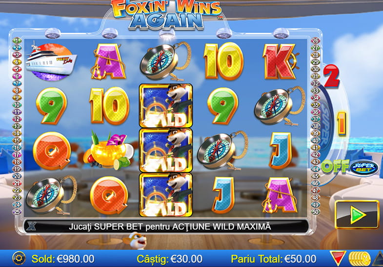 Jucați varianta gratuită a slotului Foxin’ Wins Again