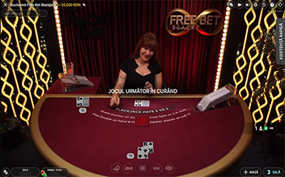Bucharest Blackjack la Mozzart Casino