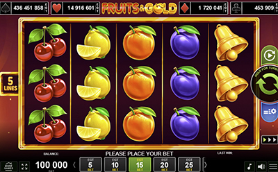 FRuits and Gold Princess Casino