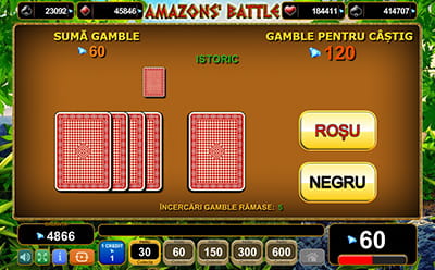 Funcția de risc a slotului Amazons Battle