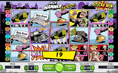 Funcția Sticky Win – Jack Hammer
